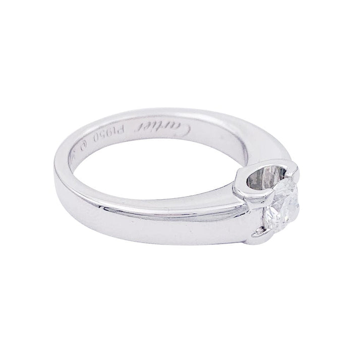 Bague 50 Bague solitaire Cartier, "Louis Cartier", platine, diamant. 58 Facettes 33188