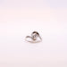 Ring White gold ring with Tahitian pearl and diamonds 58 Facettes