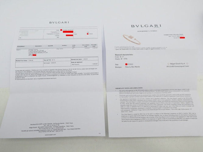 Bracelet bracelet BULGARI fiorever 16 cm en or rose 18k diamant 58 Facettes 257785