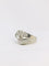 Bague 54 Bague tank Or blanc Platine Diamants 58 Facettes J162