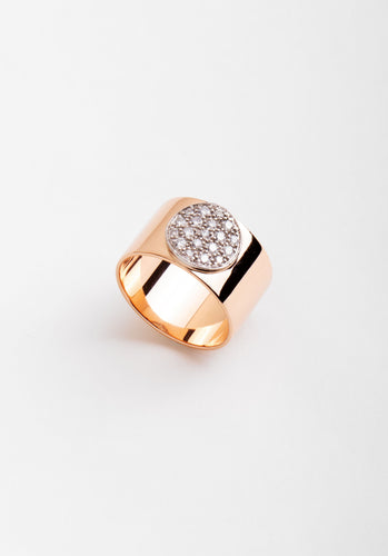 Bague 54 Bague DINH VAN Anthéa Or Rose 750/1000 58 Facettes 64463-60874