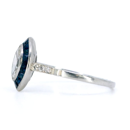 Bague 54.4 Bague Diamant, Saphir 58 Facettes 5506DF0FC7704E3C87F17676989601ED