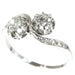 Ring 59 Toi et moi ring diamond, platinum 58 Facettes 16056-0037