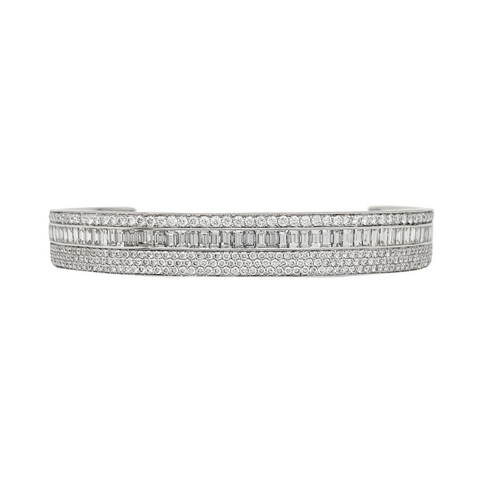 Bracelet Bracelet Messika "Liz" en or blanc et diamants. 58 Facettes 30842