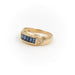 Ring 53 Ring Yellow Gold Sapphire 58 Facettes 1639193CN