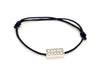 White Gold Diamond Cord Bracelet 58 Facettes 578827RV