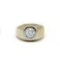Ring 54 / Yellow / 750‰ Gold Solitaire Diamond Ring 0.90 carat 58 Facettes 210089R