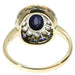 Ring 55 Diamond and sapphire ring 58 Facettes 16264-0080
