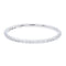 Bague 53 Bague Alliance américaine Or blanc Diamant 58 Facettes 2303323CN