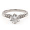 Bague 53 Bague Solitaire Or blanc Diamant 58 Facettes 2414552CN