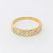 Alliance Ring in Yellow Gold & Diamonds 58 Facettes 25928