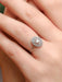 Ring 52 Ring White gold Diamonds 58 Facettes J166