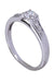 Bague 50 BAGUE SOLITAIRE MODERNE DIAMANTS 58 Facettes 071901