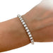 Bracelet Diamond line bracelet in white gold. 58 Facettes 31364