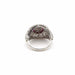 Ring 53 Platinum Diamonds Ruby Dome Ring 58 Facettes 24716