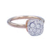 Ring 56 Pomellato ring, “Nudo Solitaire”, pink and white gold, diamonds. 58 Facettes 32267