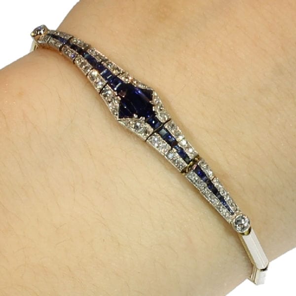 Bracelet Bracelet saphir et diamant 58 Facettes 13042-0008