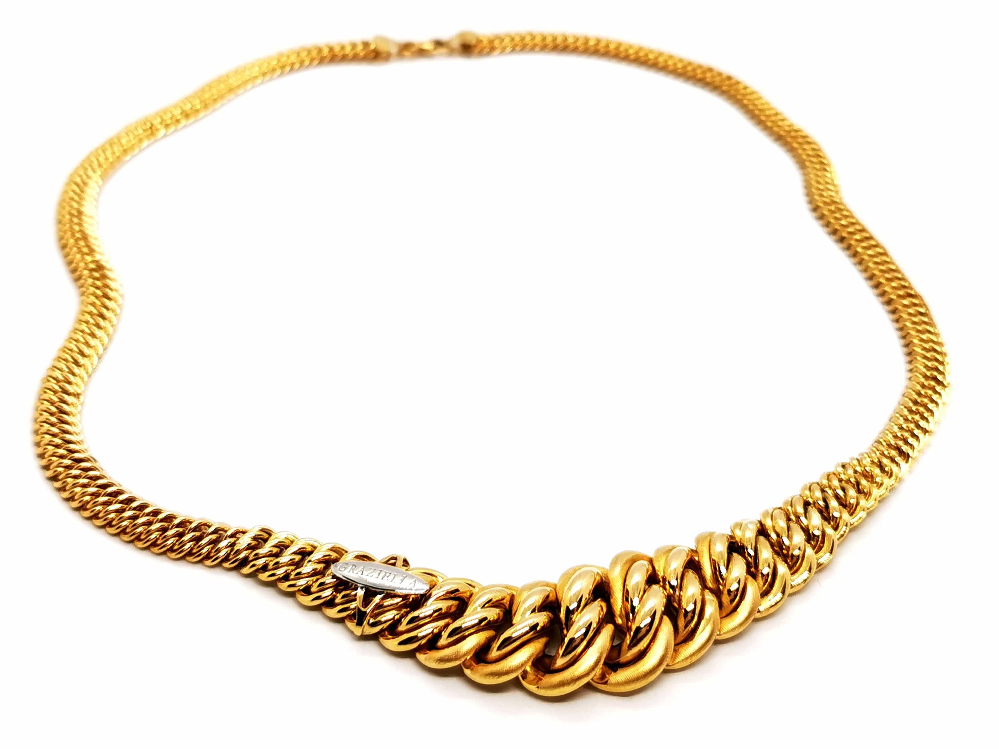 Collier Plaqué Ceinture Strass Vintage & Bracelet Maille Américaine - Occasion - Superbe !