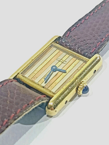 Montre Cartier - Montre De Femme Must 58 Facettes 3083/7