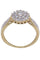 Bague 54 BAGUE MODERNE PAVAGE DIAMANTS 58 Facettes 070381