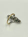 Ring 55 Gold & platinum Art Deco emerald diamond ring 58 Facettes