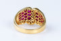 Bague Bague diamant rubis en or massif 18 carats 58 Facettes 41400026-63