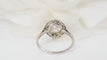 Bague 55 Bague Art Déco Platine Diamants 58 Facettes 31441