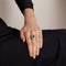 Bague 58 BAGUE ART DÉCO SAPHIR DIAMANTS 58 Facettes