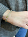 Bracelet Vintage bracelet in yellow gold set with 2,61 ct diamonds 58 Facettes