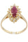 Bague 52 MARQUISE MODERNE RUBIS ET DIAMANTS 58 Facettes 040311