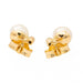Earrings Yellow gold Pearl earrings 58 Facettes 2303216CN