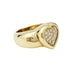 Ring 50 Piaget “Heart” ring in yellow gold and diamonds. 58 Facettes 30704