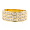 Bague 56 Bague Bandeau Or jaune Diamant 58 Facettes 2303354CN