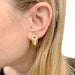 Earrings Piaget earrings, "Possession", yellow gold, sapphires, diamonds. 58 Facettes 32585