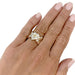 Ring 50 Buccellati ring, "Blossoms Gardenia", silver, yellow gold, brown diamonds. 58 Facettes 31618