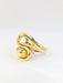 Ring Vintage you and me ring in yellow gold 58 Facettes 595