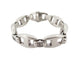 Bracelet vintage bracelet HERMES cassiopee 19 cm argent 925 & saphir blanc 58 Facettes 253329