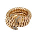 Ring 52 Bulgari ring, “Serpenti” model, in pink gold and diamonds. 58 Facettes 31577