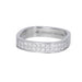 Ring 52 DINH VAN Ring Square Alliance 4mm in 750/1000 White Gold 58 Facettes 62553-58406
