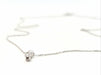 Necklace Necklace Chain + pendant White gold Diamond 58 Facettes 579129RV