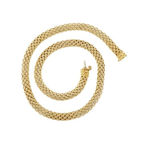 Collier Collier en tricot pop corn 58 Facettes 32799