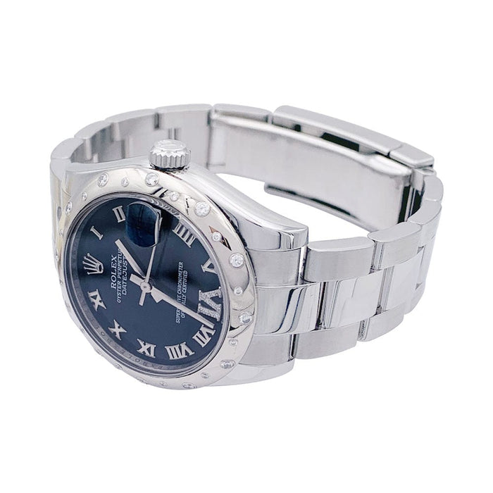 Montre Montre Rolex, "Oyster Perpetual Datejust", acier, diamants. 58 Facettes 33179