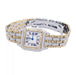 Watch Cartier watch, "Panthère", steel, three rows of gold. 58 Facettes 32638