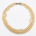 Necklace Ancient triple row pearl necklace 58 Facettes 22-188