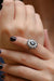 Ring Belle Epoque ring platinum sapphire diamonds 58 Facettes J26