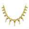 Collier Collier draperie 19ème or jaune et perles 58 Facettes