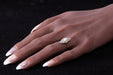 Ring 58 marquise ring diamonds Art Deco pearls 58 Facettes 23271-0581