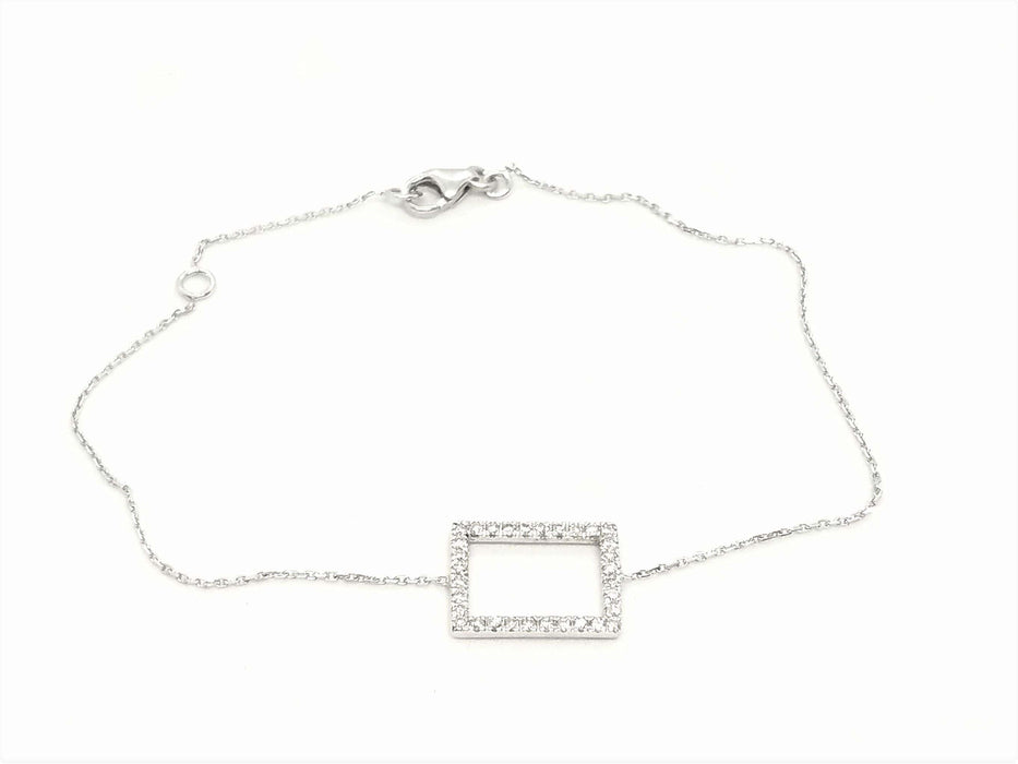 Bracelet Bracelet Graphique Or blanc Diamant 58 Facettes 579216RV