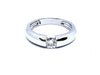 Bague 49 Bague Solitaire Or blanc Diamant 58 Facettes 876345CD