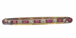 Brooch Art Deco bar brooch with diamonds and rubies 58 Facettes 22027-0057
